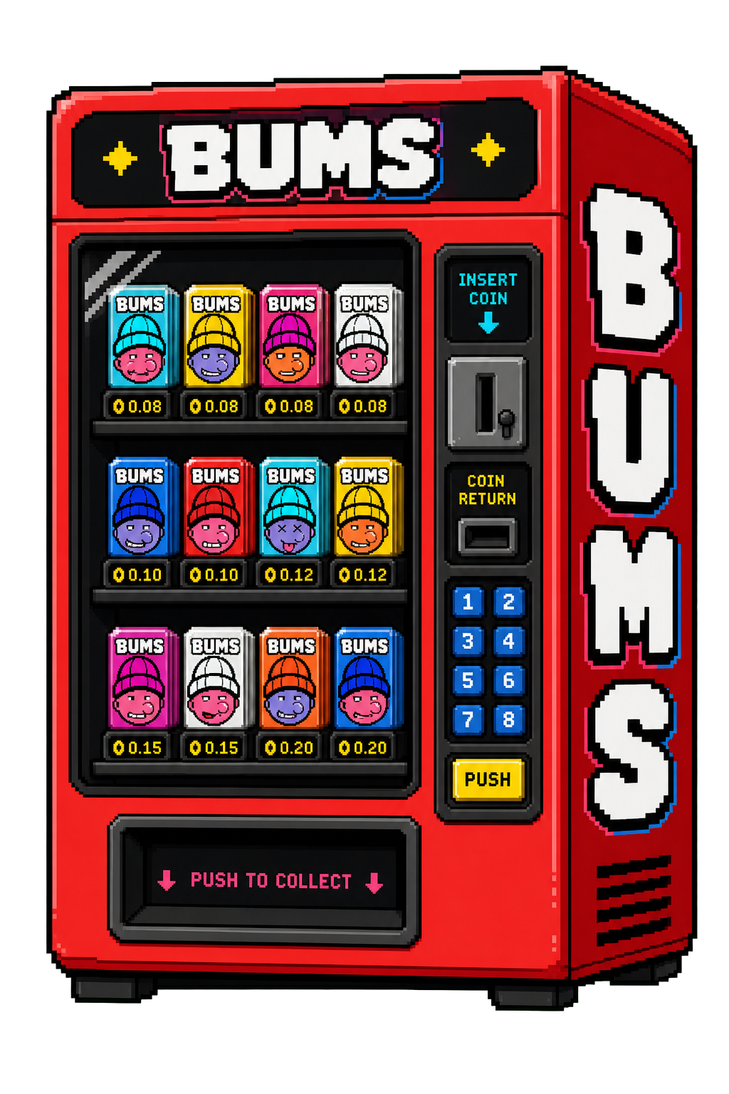BUMS vending machine